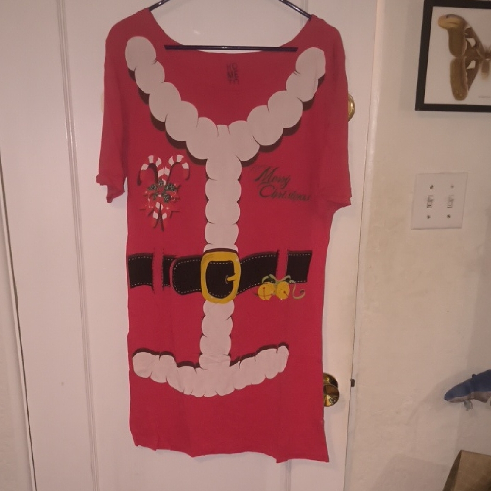 Festive Red Santa Mini Dress